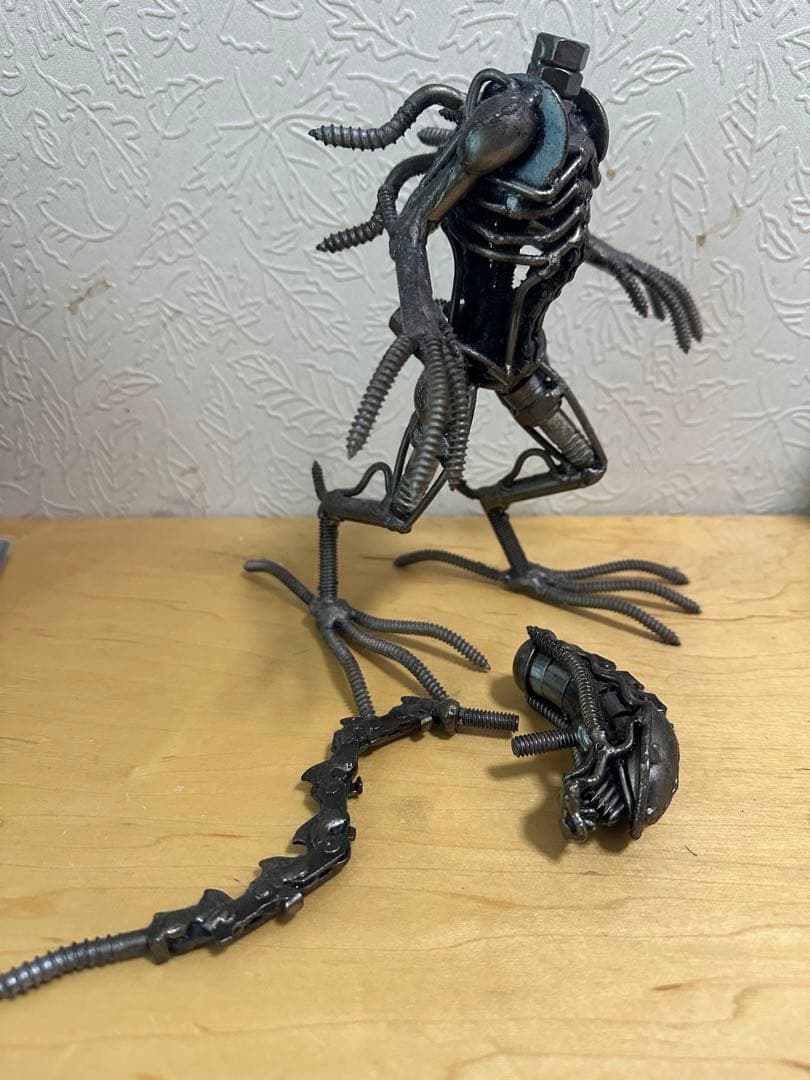 エイリアンフィギュア メタル製 約30cm