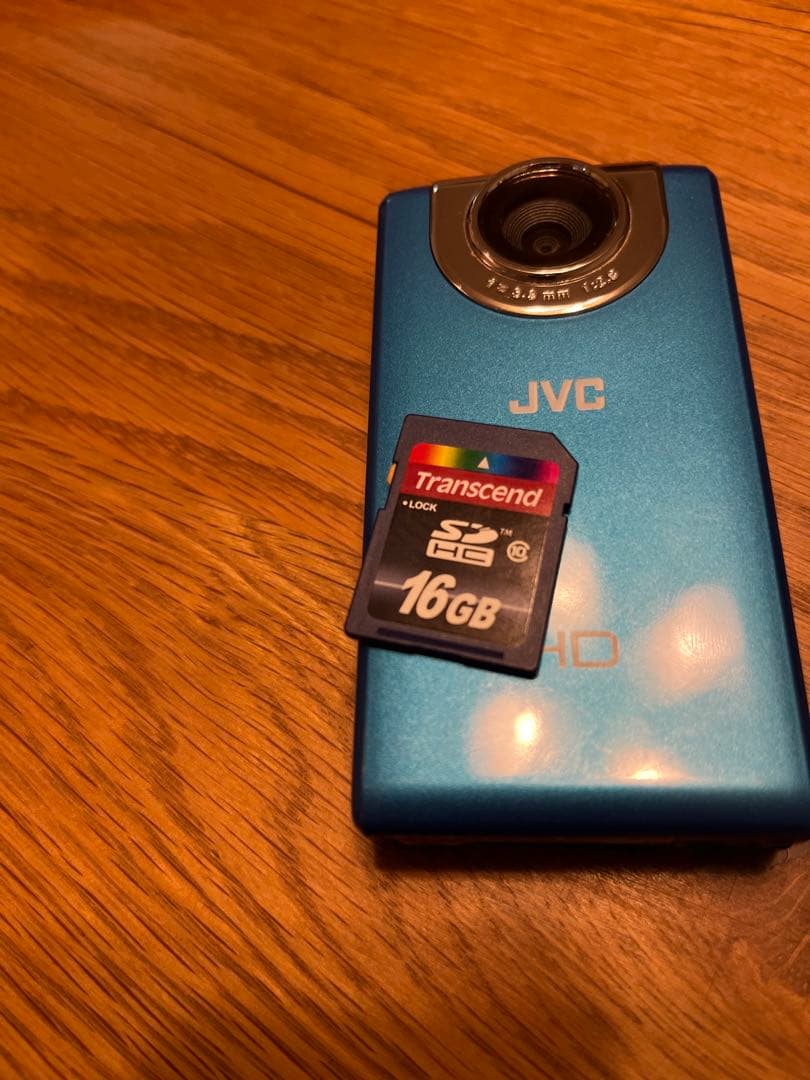 JVC HD PICSIO GC-FM2-A ブルー JVC PIC SIO GC-FM2 HDメモリーカメラ