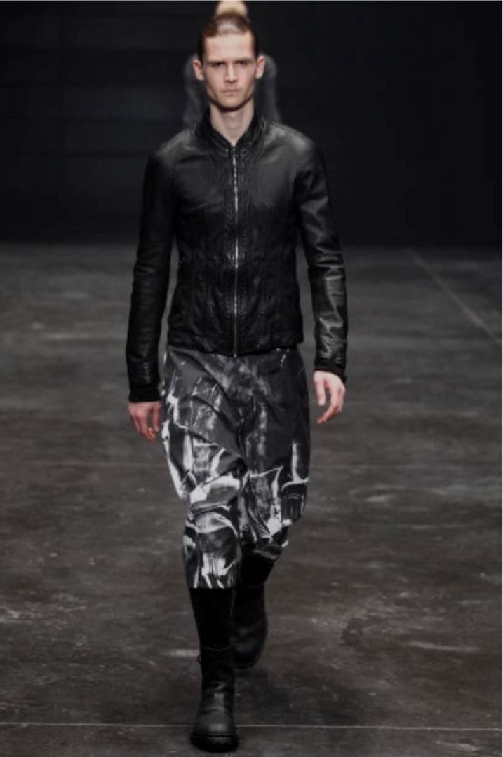 julius 2012-13FW graphic sarrouel pants