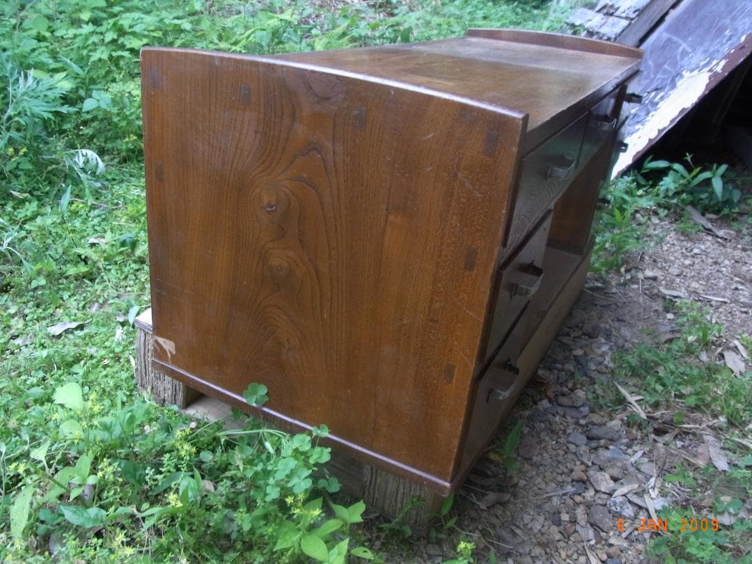 レトロ☆アンティーク☆机 文机☆欅 木製 1095 アンティーク 欅の