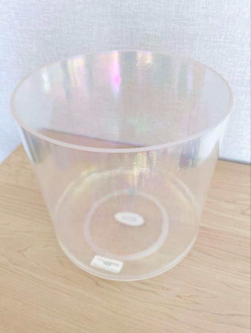 アルケミークリスタルボウル 8inch B-40 プラチナムリング付き