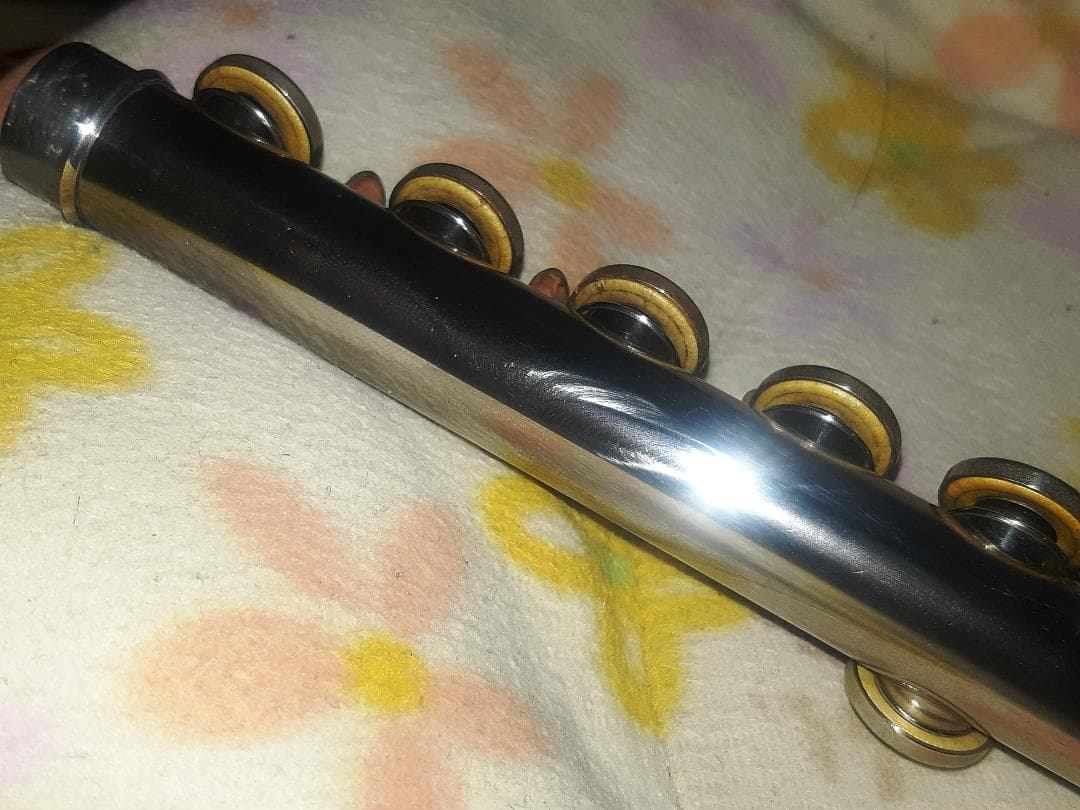 頭部管銀製　SANKYO　ETUDE　TOKYO　分解調整済　良音(^^♪