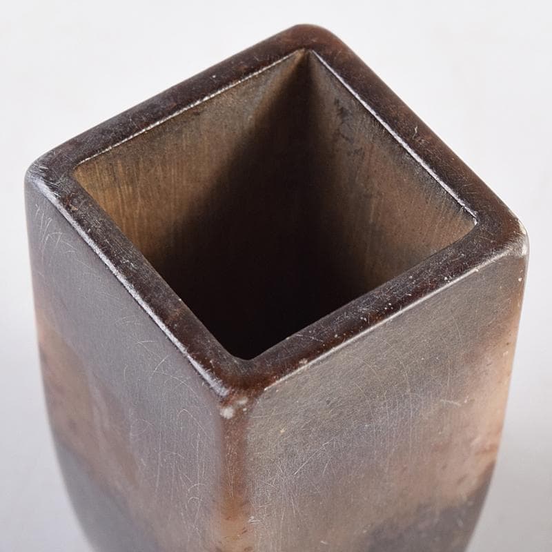 中国 玉石寿山石彫刻 小さな植木鉢 盆栽鉢 V 8759E