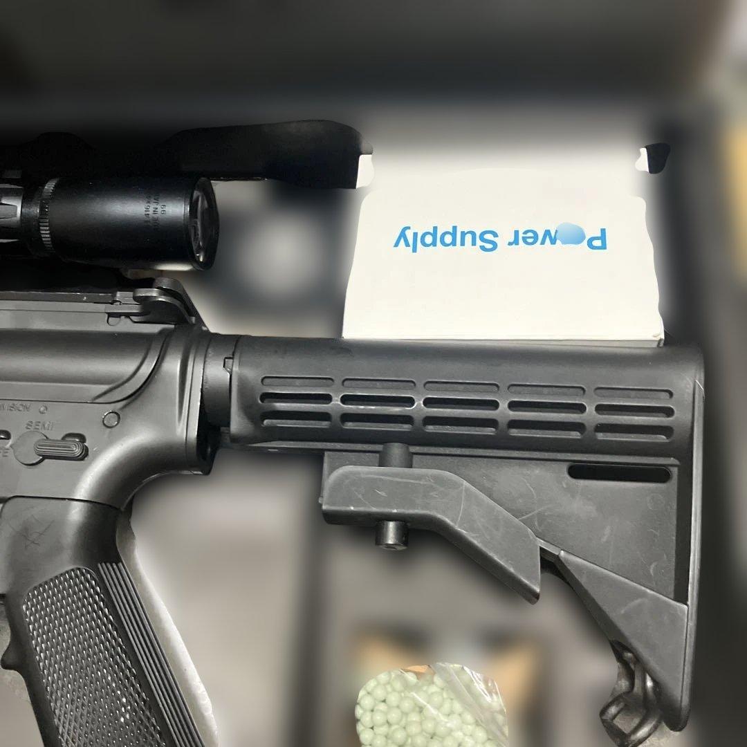 東京マルイスタンダード電動ガンM4A1美品動きます豪華セットキャロムショット塗装