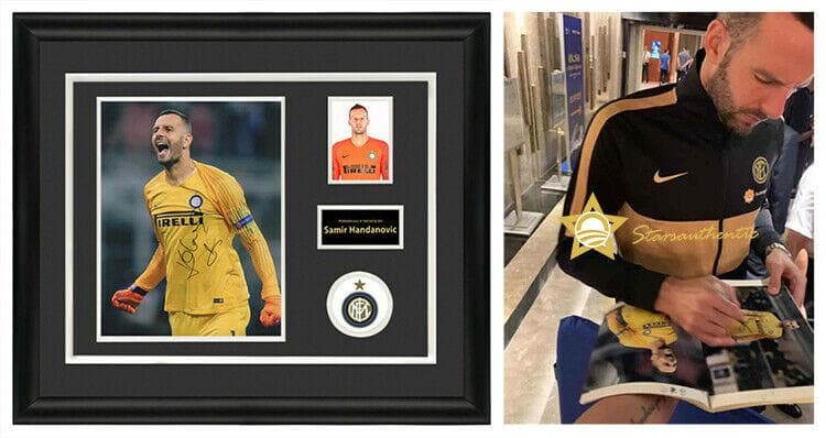 直筆サイン入り写真 サミール・ハンダノヴィッチ FCインテル・ミラノ