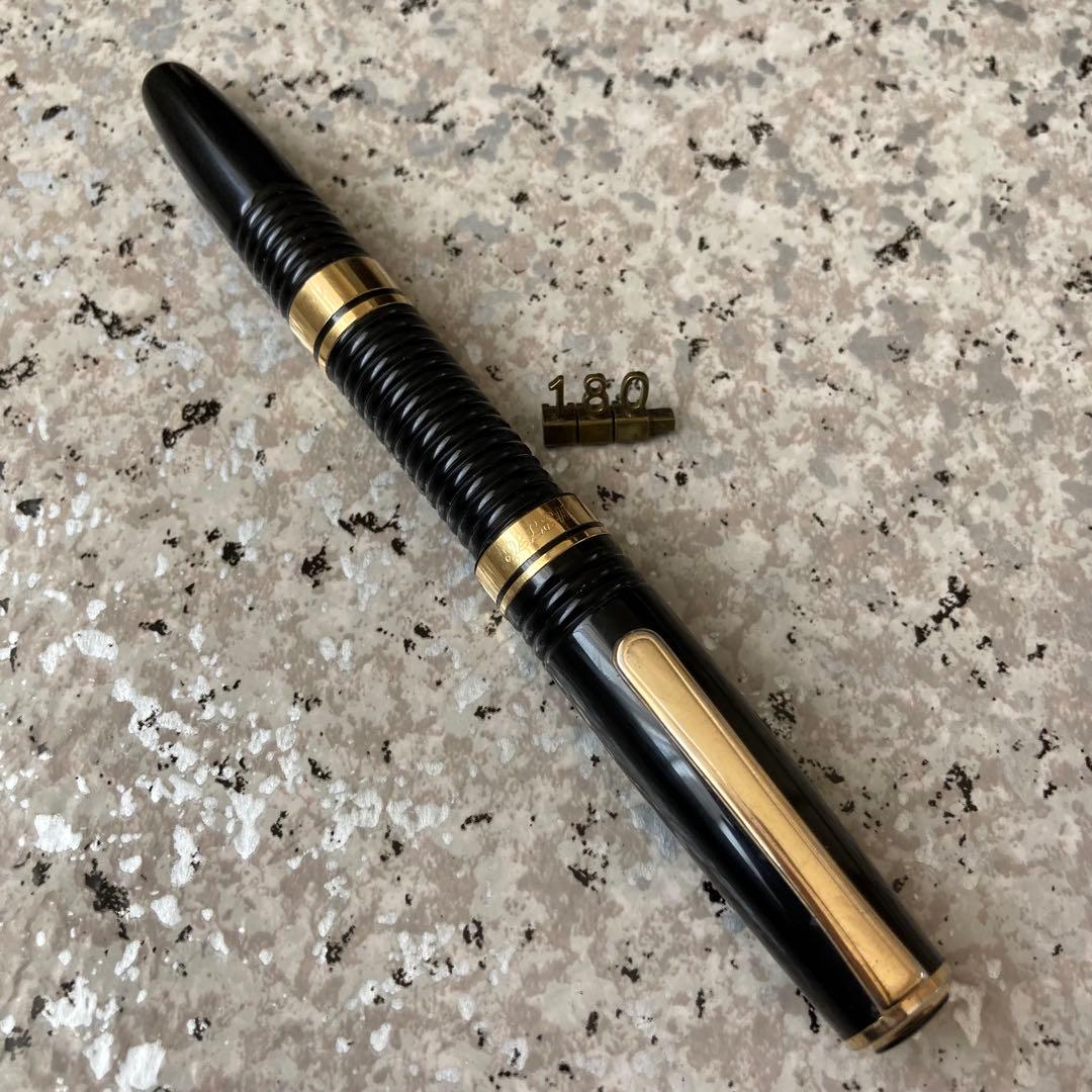 180 オーバーホール済み 万年筆 PLATINUM ギャザード 14k - メルカリ