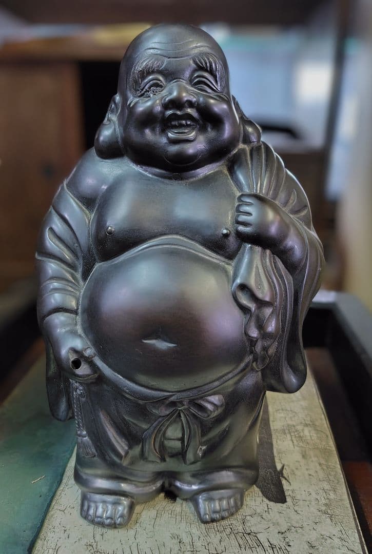 ナ*ラ様 時代物根付置物提げ物縁起物 漁師人物彫刻