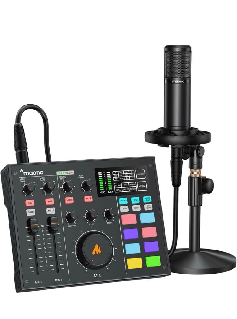 未使用保管品Maonocaster オーディオミキサー(AM100K1)｜オーディオ