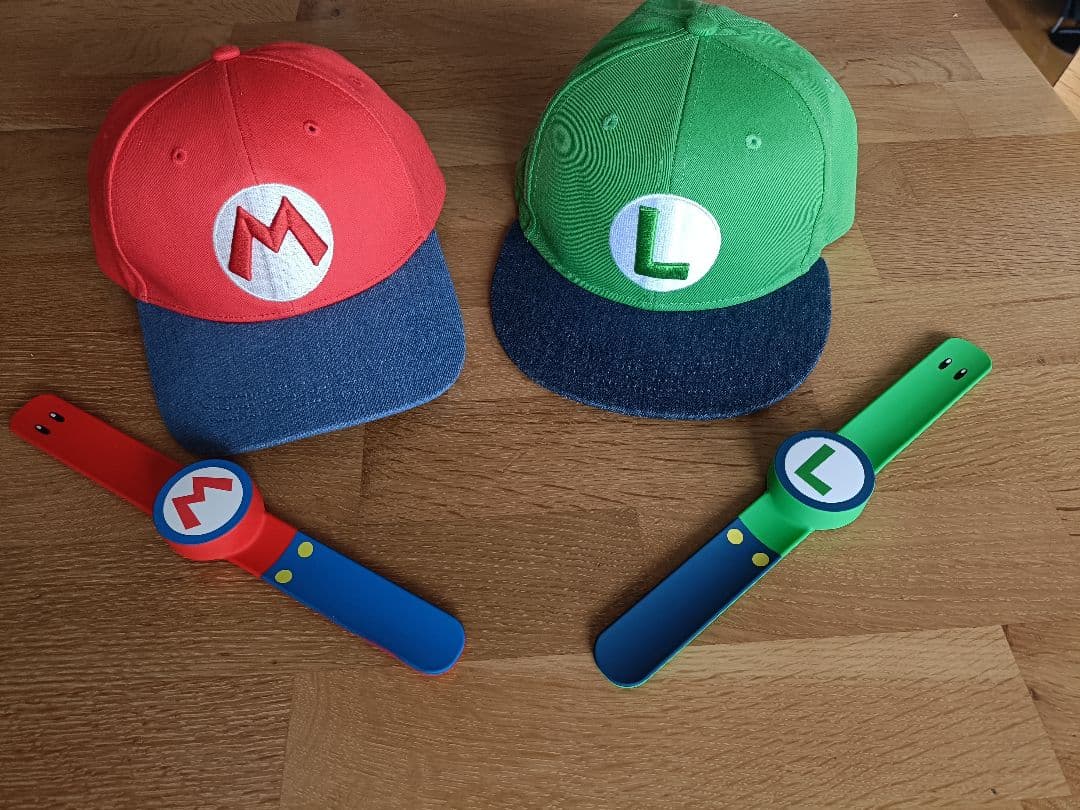 USJ】パワーアップバンド＆キャップセット【マリオ＆ルイージ