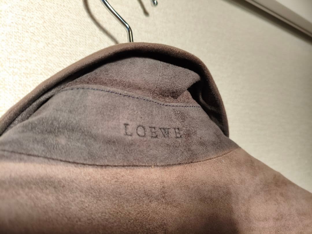 ジャケット・アウター LOEWE Suede Leather Shirt Jacket 52