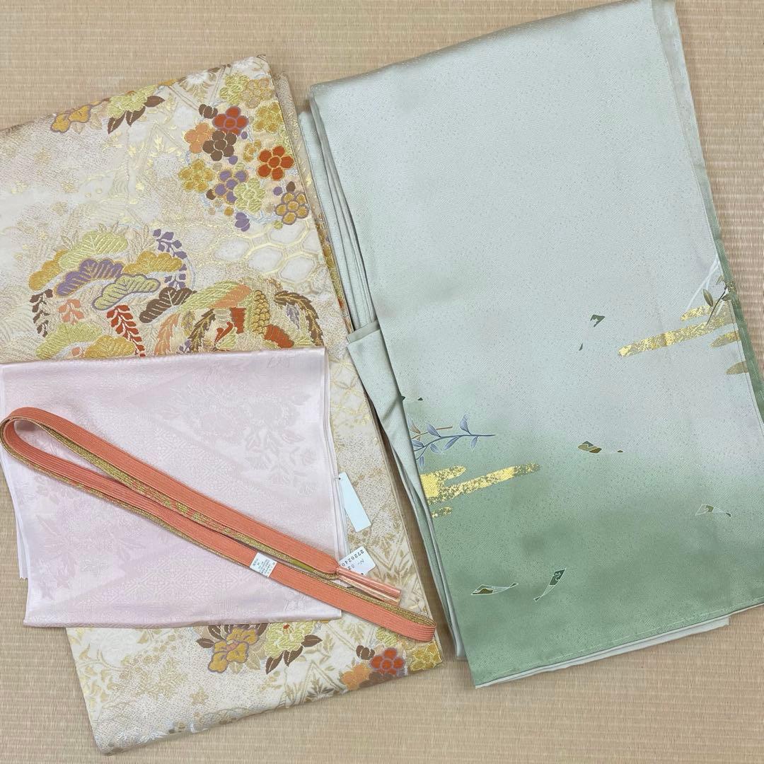 梅乃【148】正絹 訪問着 フルセット 七五三 お宮参り 結婚式 控えめ