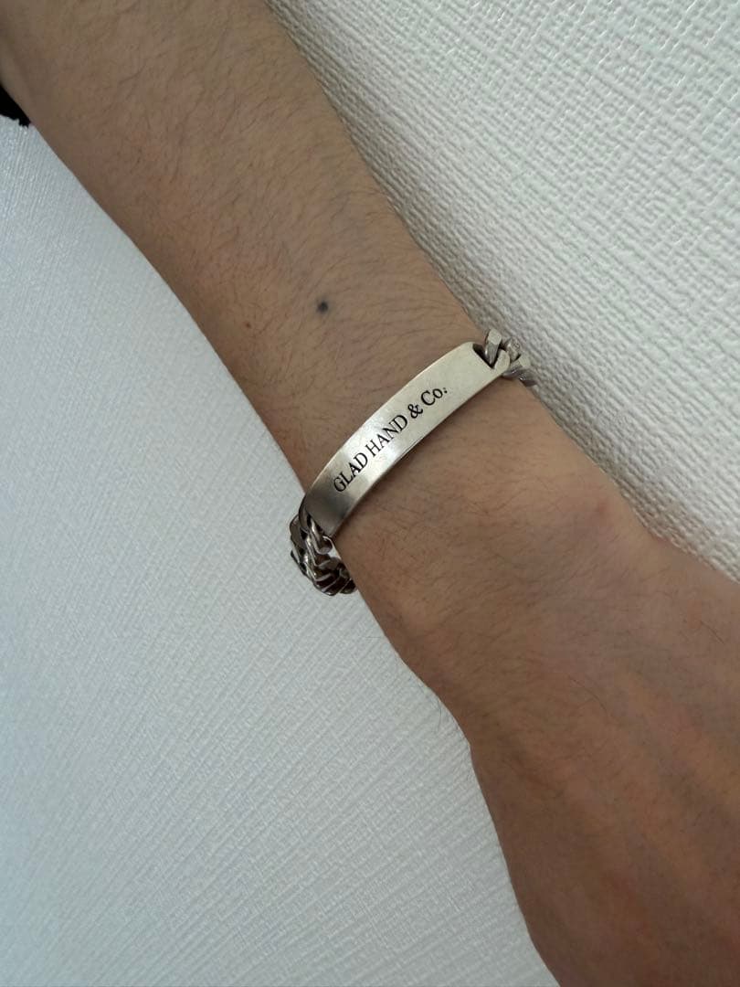GLAD HAND & Co. シルバーチェーンブレスレット