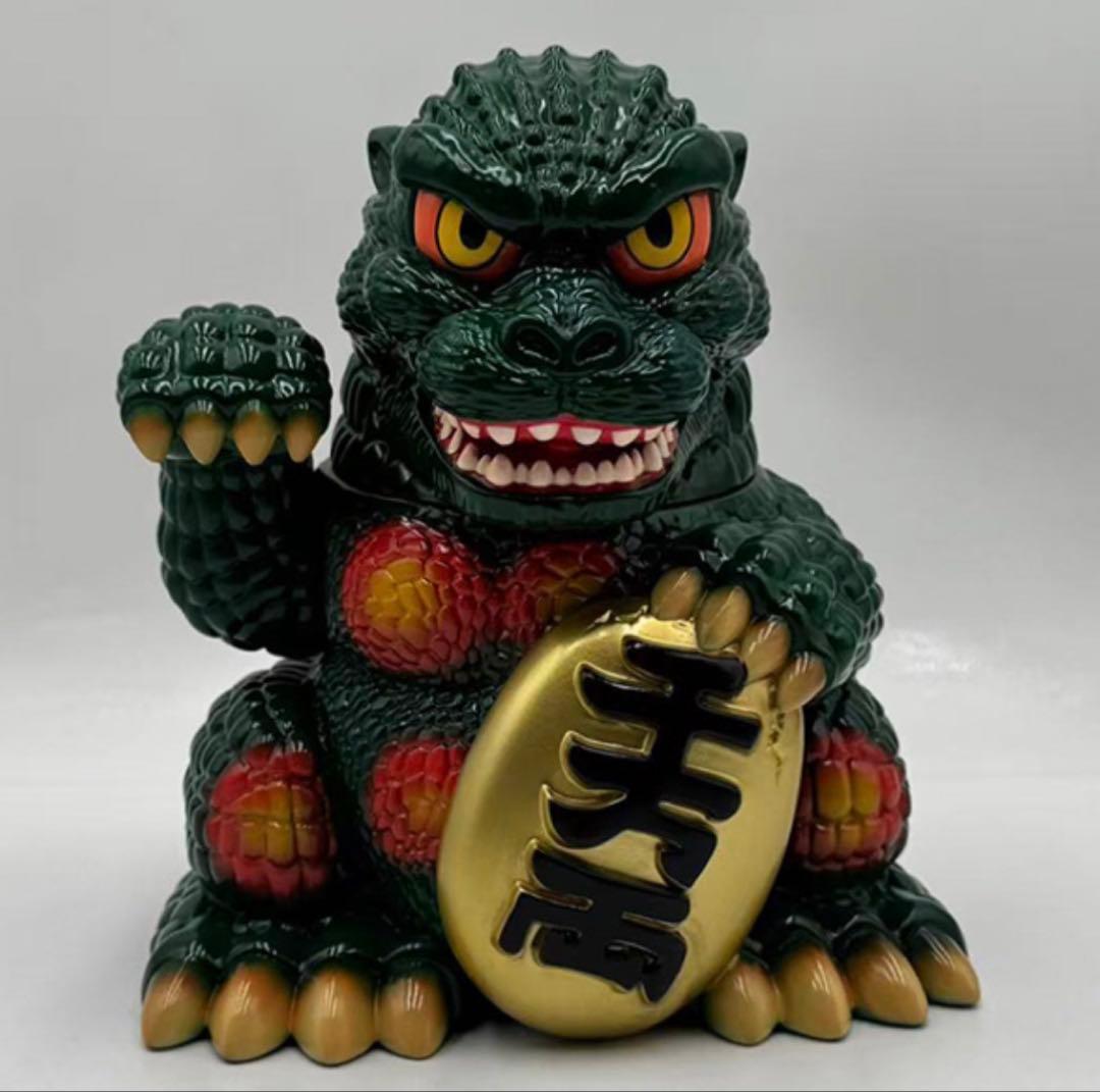 未来に帰る 招きゴジラ クリスマス.ver ゴジラ1995 ソフビ - メルカリ