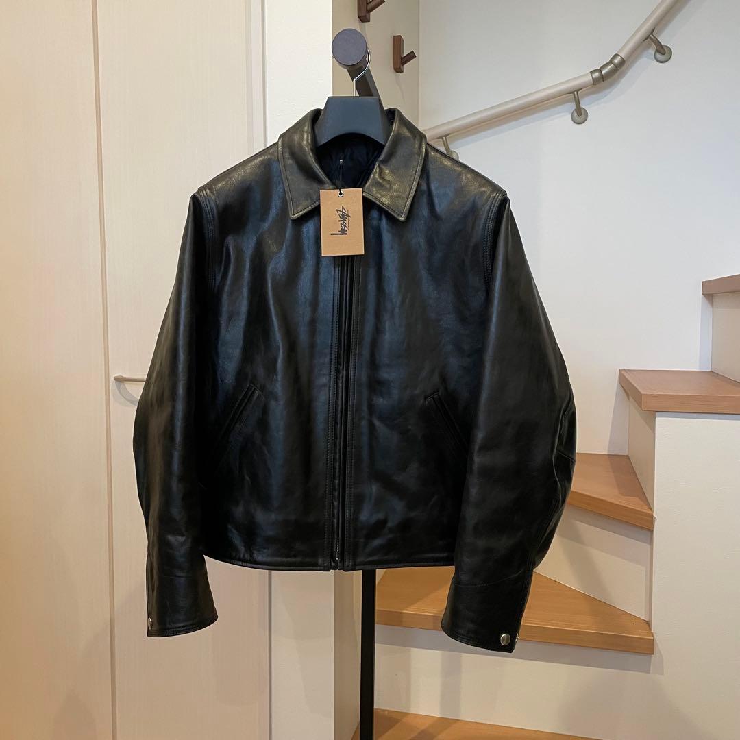 激レア Stussy LEATHER FLIGHT JACKET Sサイズ