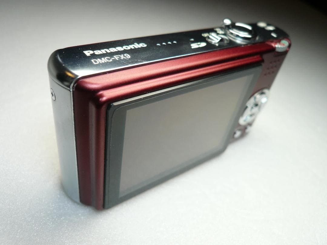 LUMIX☆DMC-FX9⭕️箱入完品⭐️極美品⭕️安心の実働品☆えんじ色