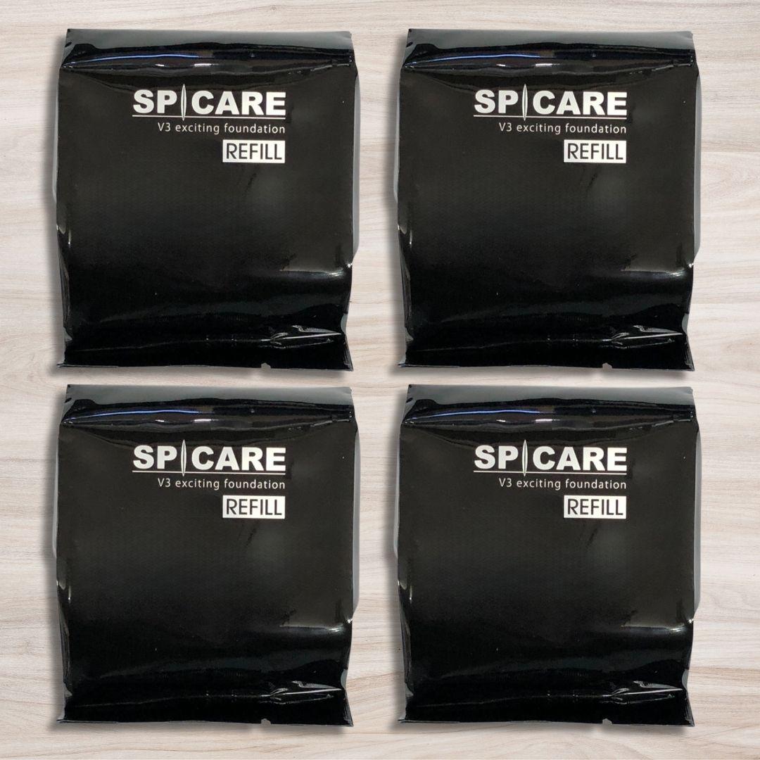 正規品 スピケア V3 エキサイティング ファンデーション 詰替 4個セット