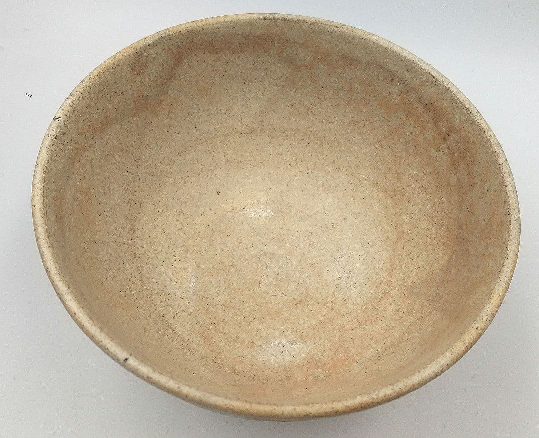 真作保証 陶泉 千漢鳳造 聞慶窯 櫛目割高台茶碗 猫掻茶碗 共箱付 未使用①