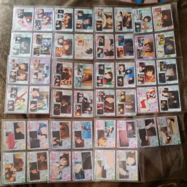 アマガミのトレーディングカード(ノーマルコンプリート)