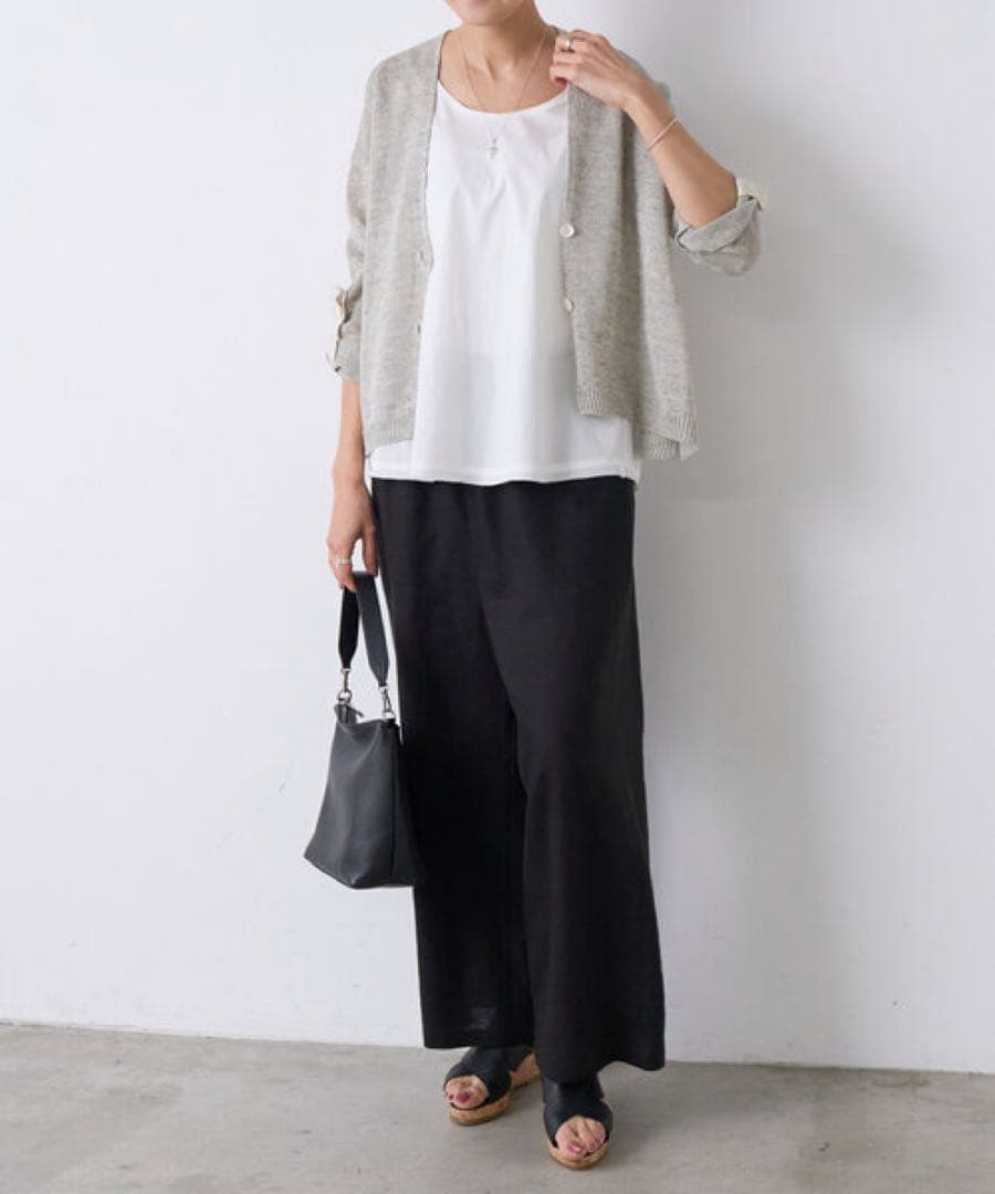 【美品】ビアズリー シャツタンク ホワイト サイズ1