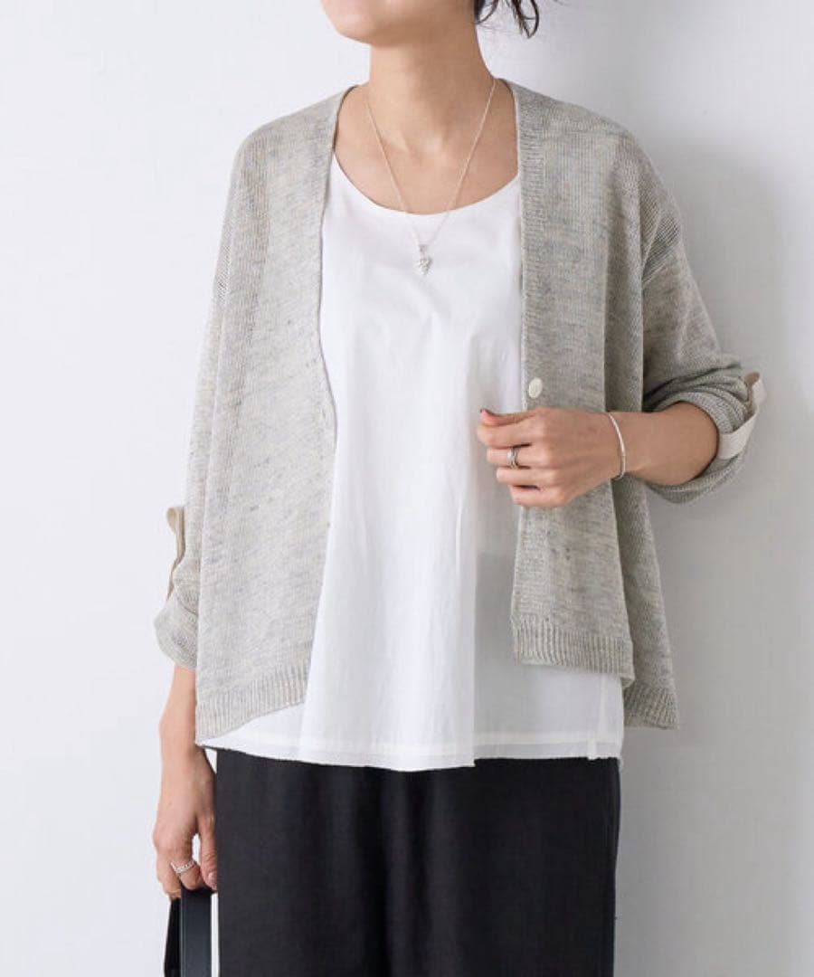 【美品】ビアズリー シャツタンク ホワイト サイズ1