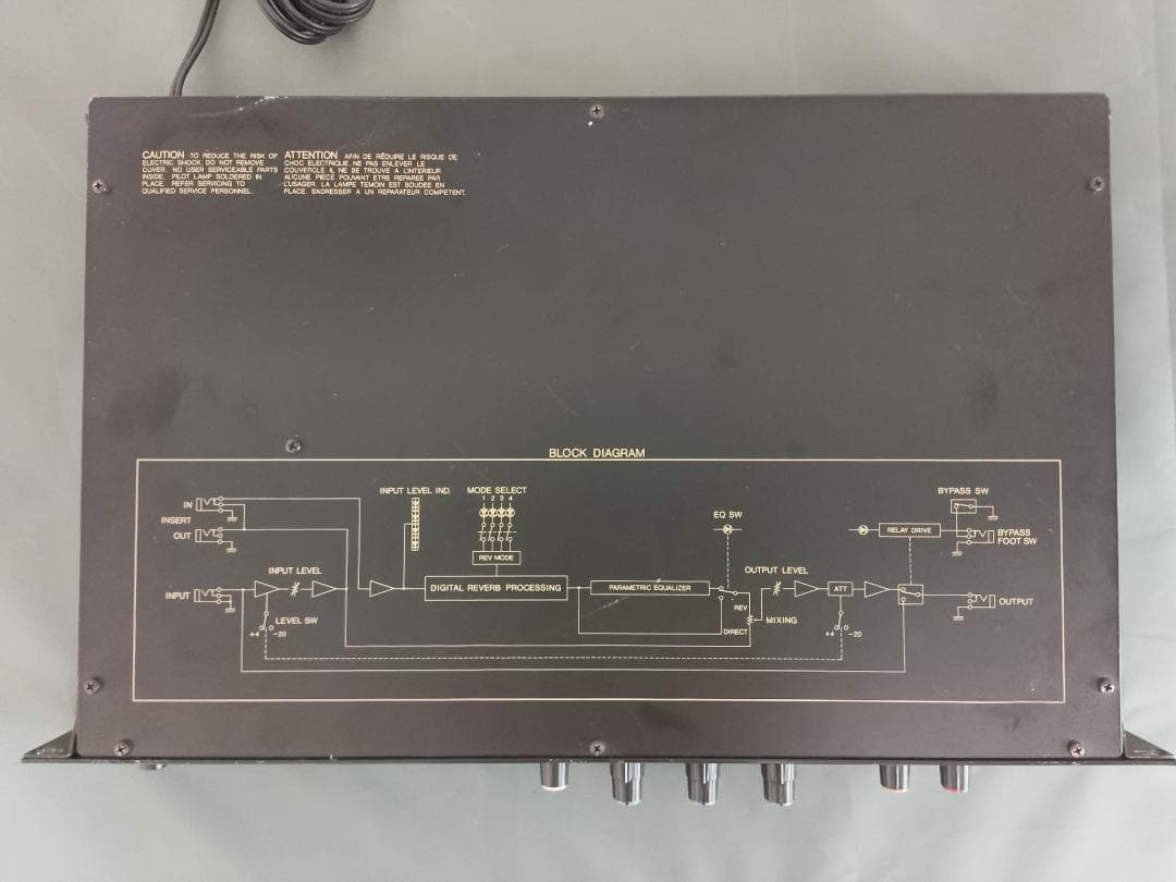 YAMAHA デジタルリバーブ R1000 (b)