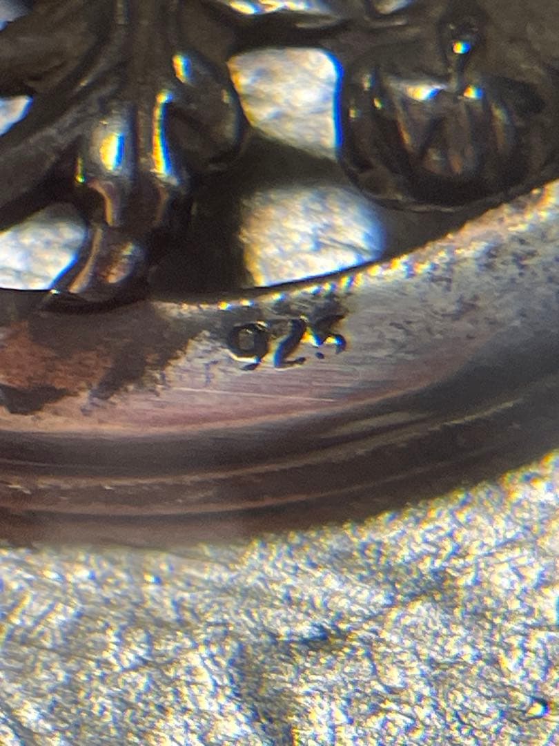 シルバー 透かし彫り 蓋付き小物入れ シルバーエナメル 蝶々 銀製品 工芸品