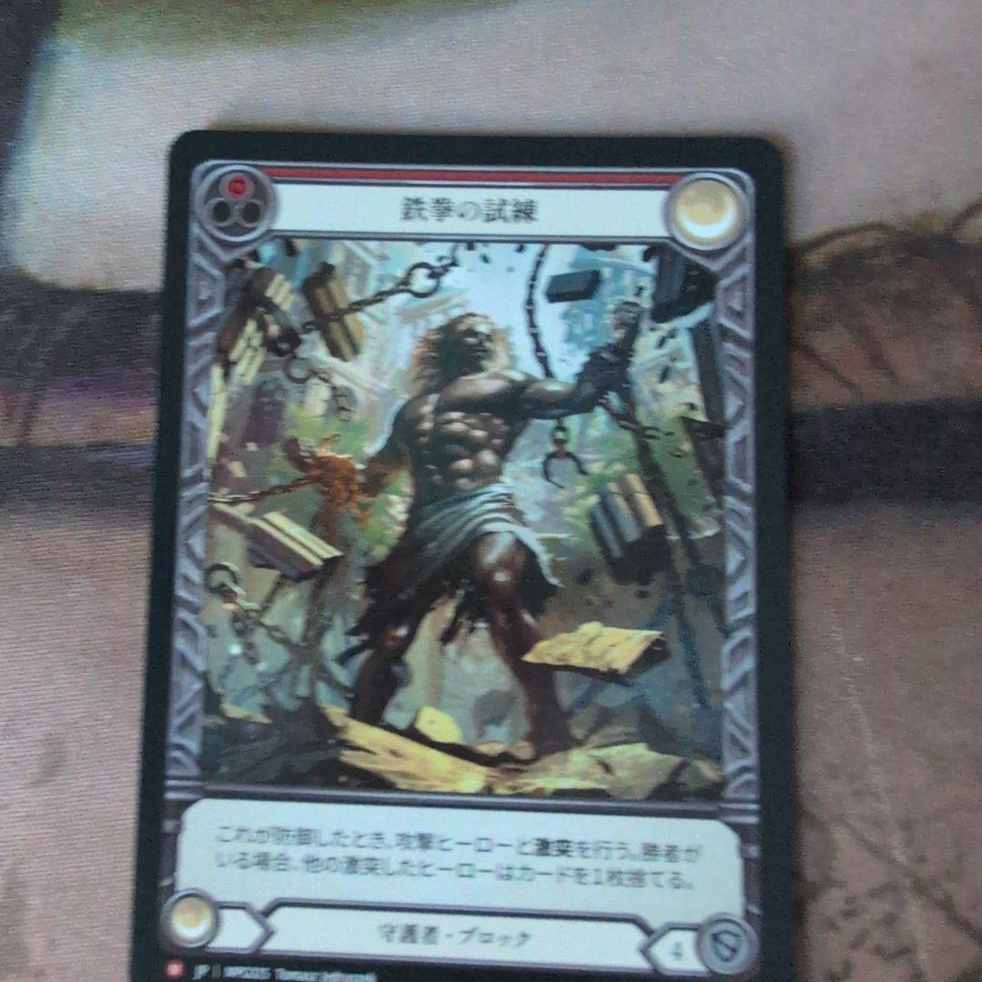 FaB　鉄拳の試練 / Test of Iron Grip　EX　　RF 3枚