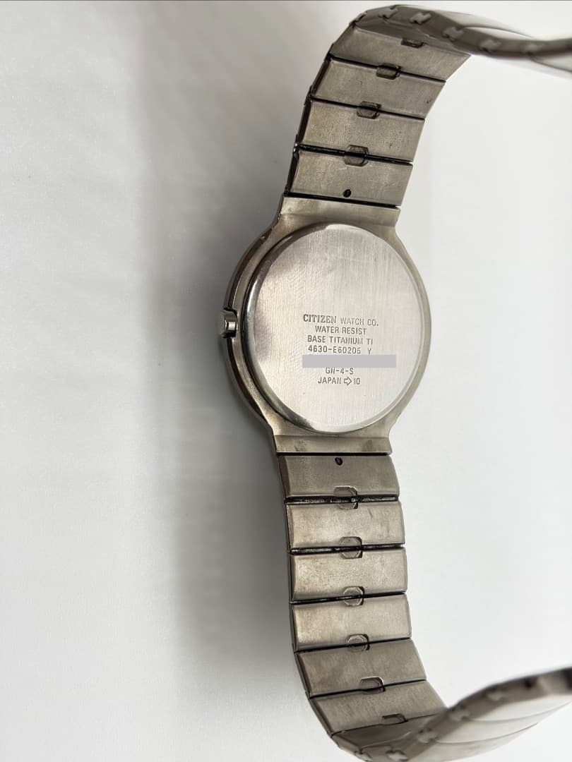 【希少・新品電池】シチズン 初代アテッサ 4630-E60205 チタン y2k