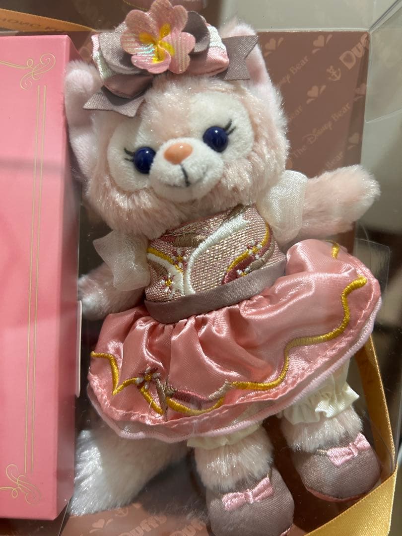 香港ディズニー GODIVAコラボ リーナベルぬいぐるみキーチェーン箱の