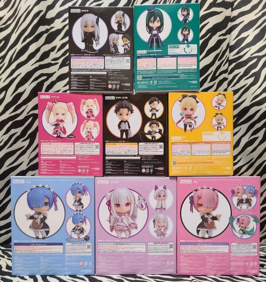 新品未開封　Re:ゼロから始める異世界生活 全種8体