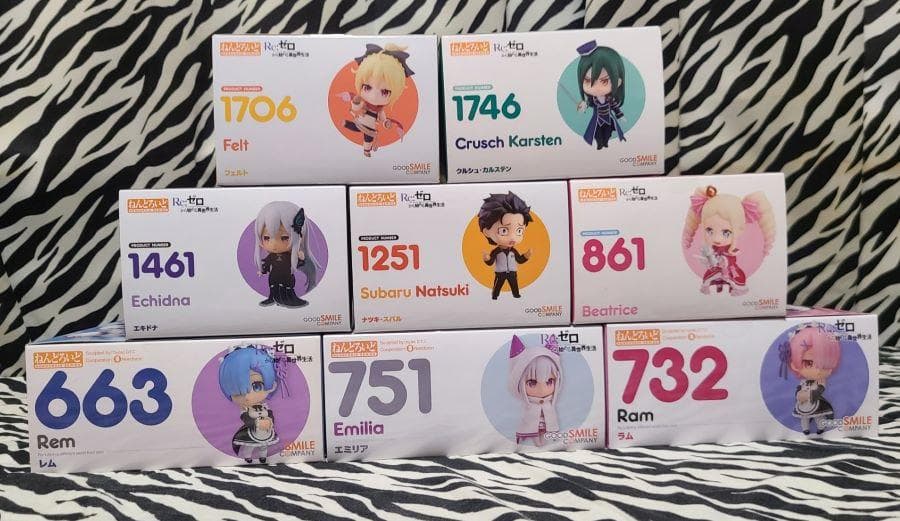 新品未開封　Re:ゼロから始める異世界生活 全種8体