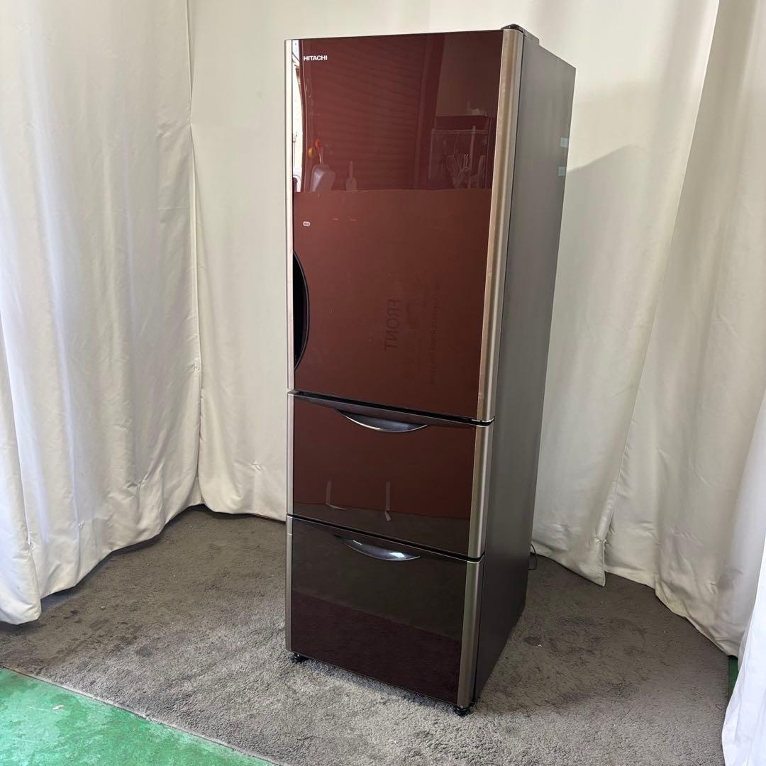 ☆36 冷蔵庫 日立 大型 300-400ℓ 安い 綺麗 右開き 中古 設置無料 36⭕️