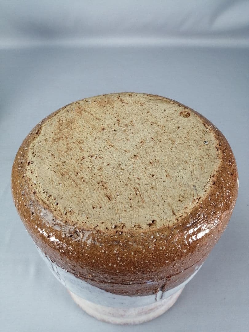 茶事具】橘正峰造 萩焼耳付き水指 水指413