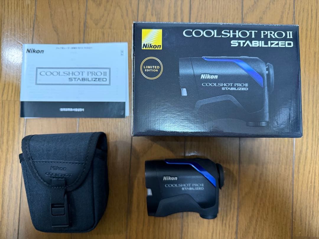 Nikon COOLSHOT PRO II スタビライズ機能付き(ブラック)