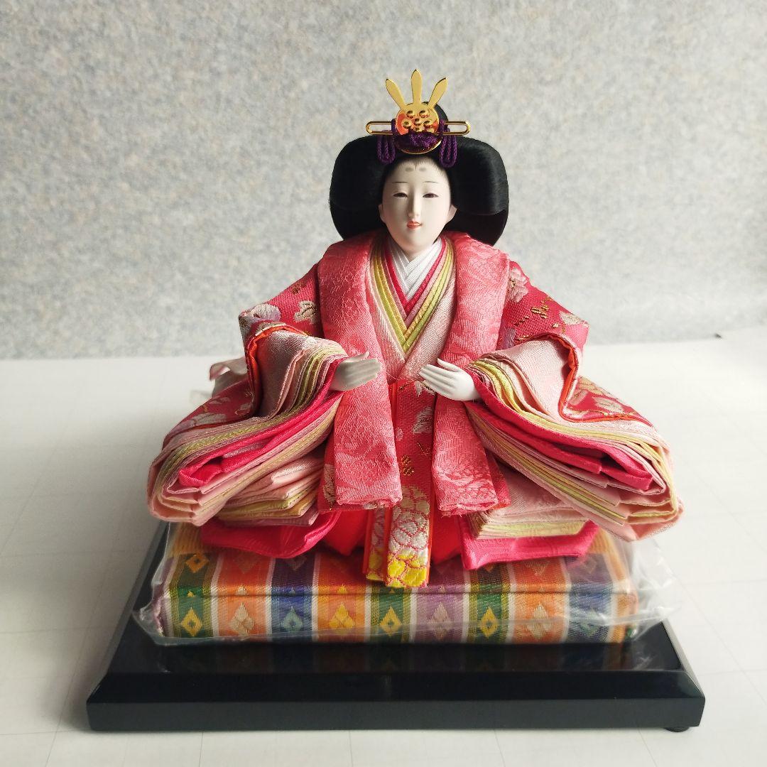 【 未使用・長期保管品】［ひな飾り］内裏雛（男雛 女雛）・親王台