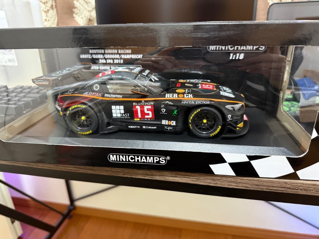 ミニカー BMW Z4 GT3 24h SPA 2015