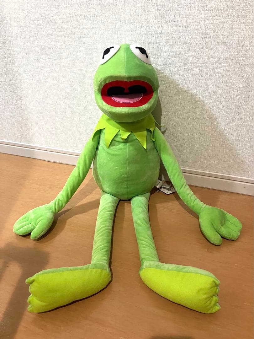 【セサミストリート】Disney ディズニー　カーミット 超特大 ぬいぐるみ m35997916678_1.jpg?1718892682