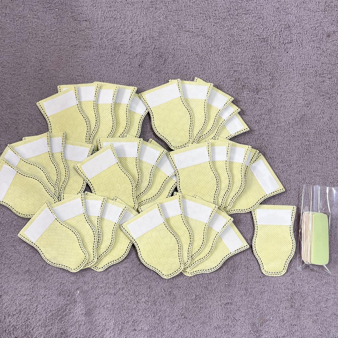 ワンちゃんの靴、36枚入、イエロー、XS 犬用靴下、滑り止め、滑らない