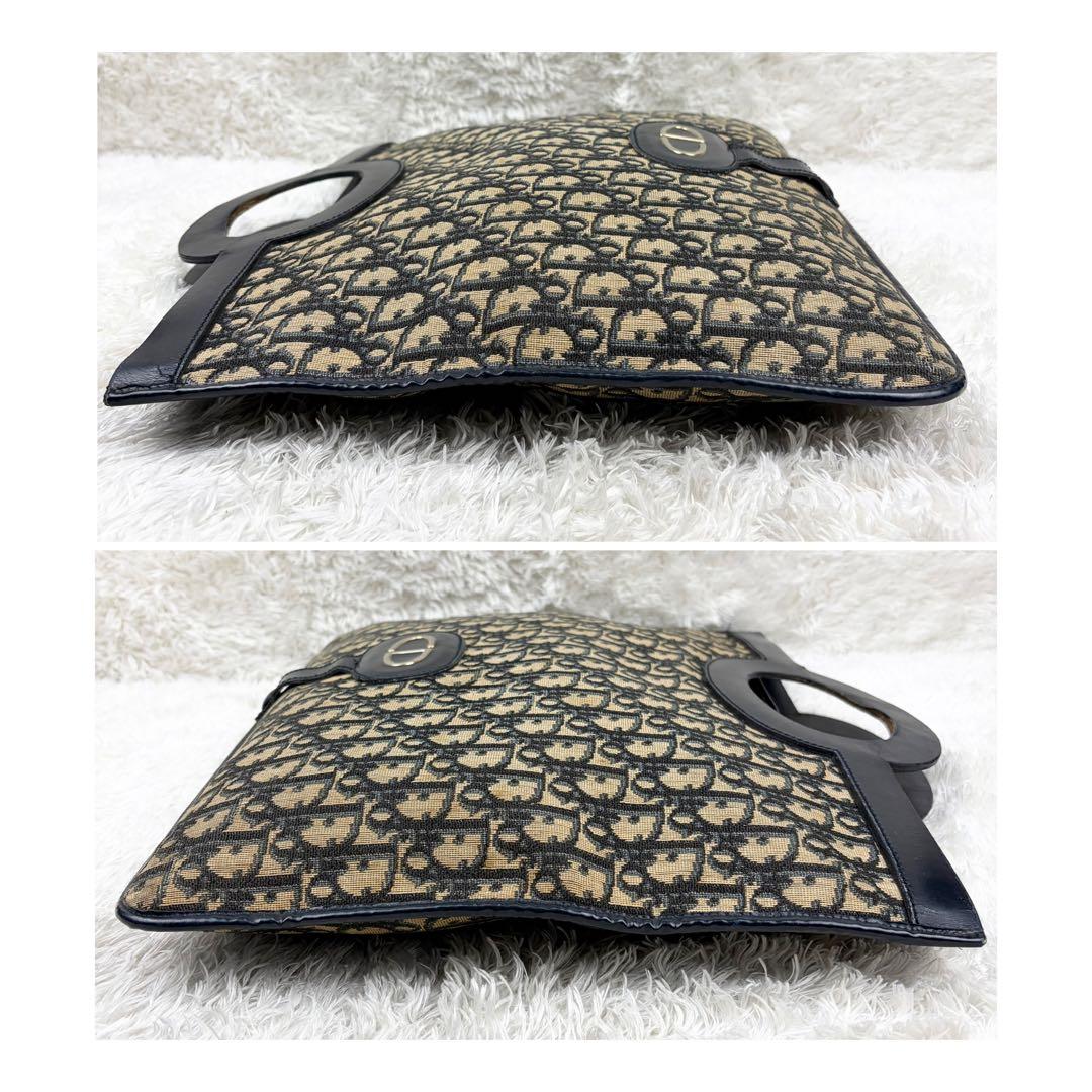 【希少】クリスチャンディオール トロッター ロゴ金具 ハンドバッグ 2way