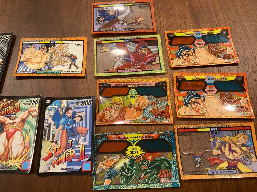 ストリートファイター　スーパーファミコン　3D カードなど　セット