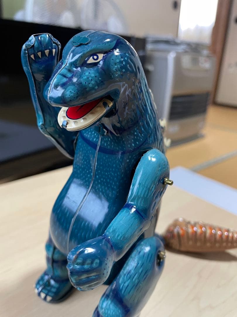 ゴジラ&モスラ幼虫 ブリキ ビリケン商会