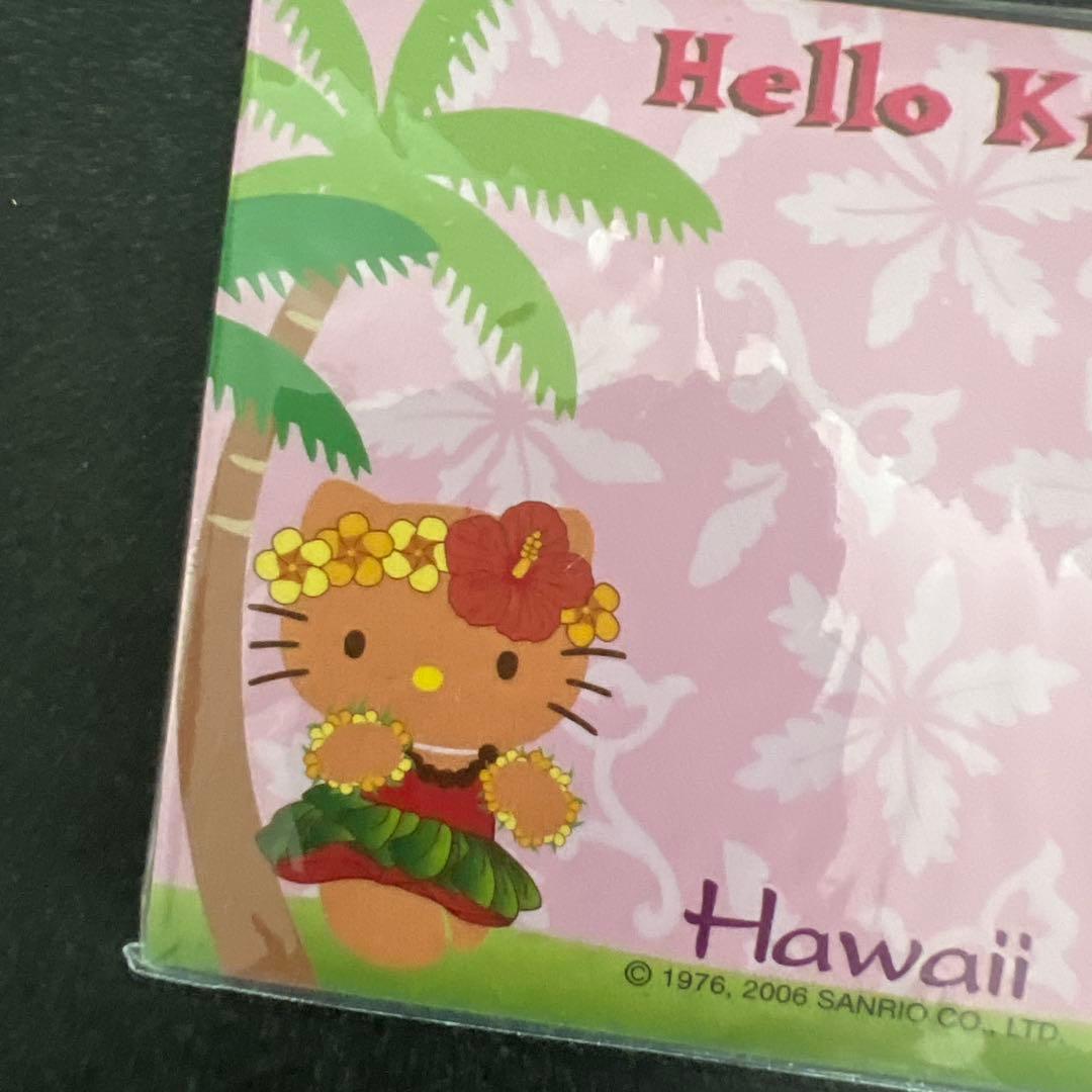 ハワイ限定・ハローキティ】メモ帳・付箋／サンリオレトロ／日焼け