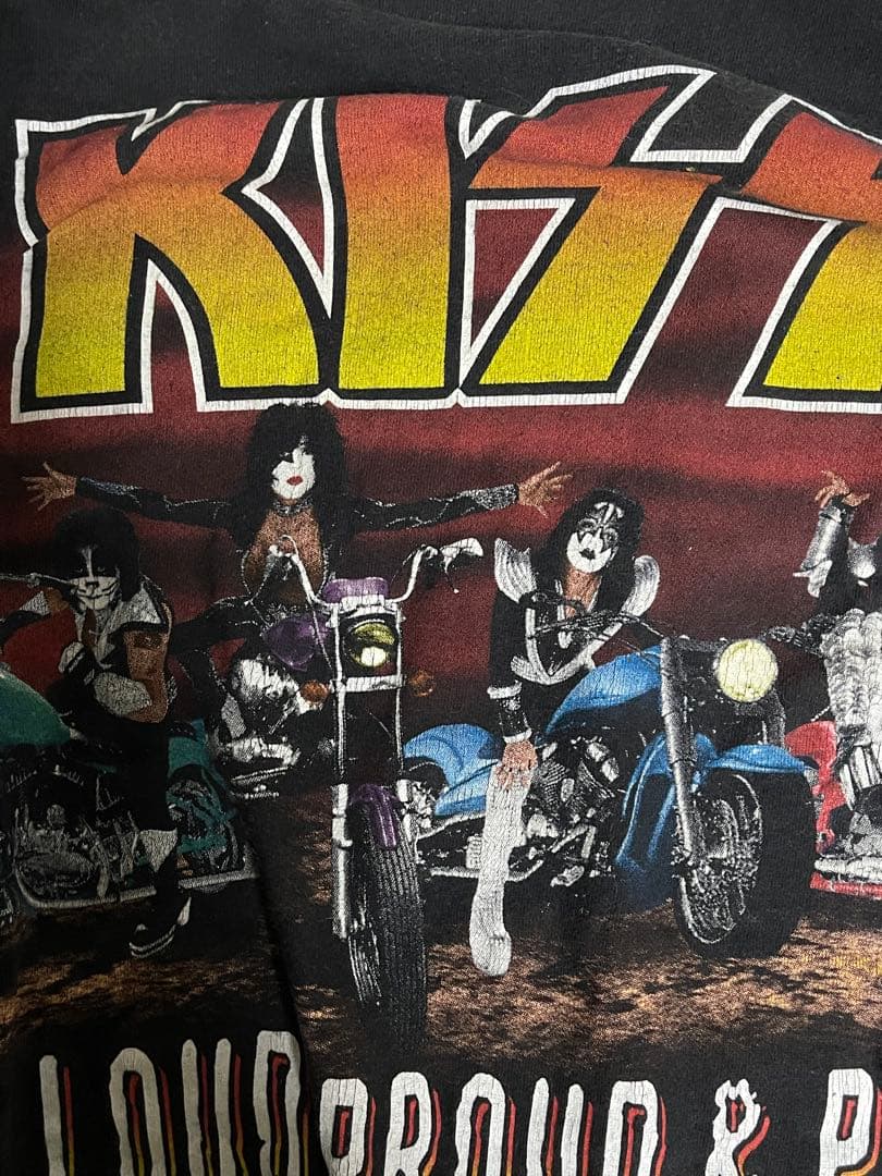 KISS バンドTシャツ ハード、ラウド、プラウド & サイコ