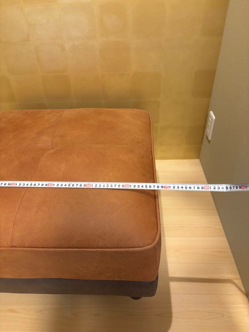 最終値下！ブラウン　スツール 約67cm×69㎝　美品です！