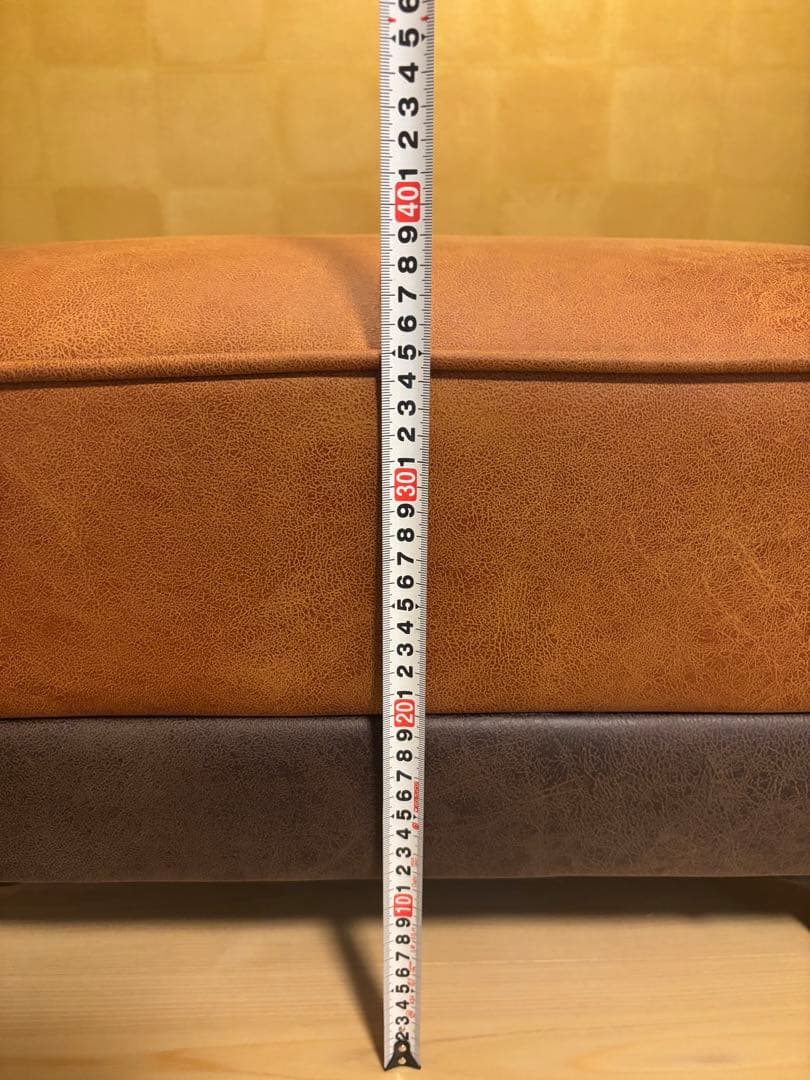 最終値下！ブラウン　スツール 約67cm×69㎝　美品です！