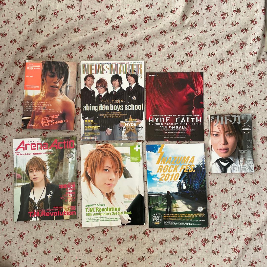 T.M.Revolution ❤️写真集　会報　雑誌　グッズ　西川貴教