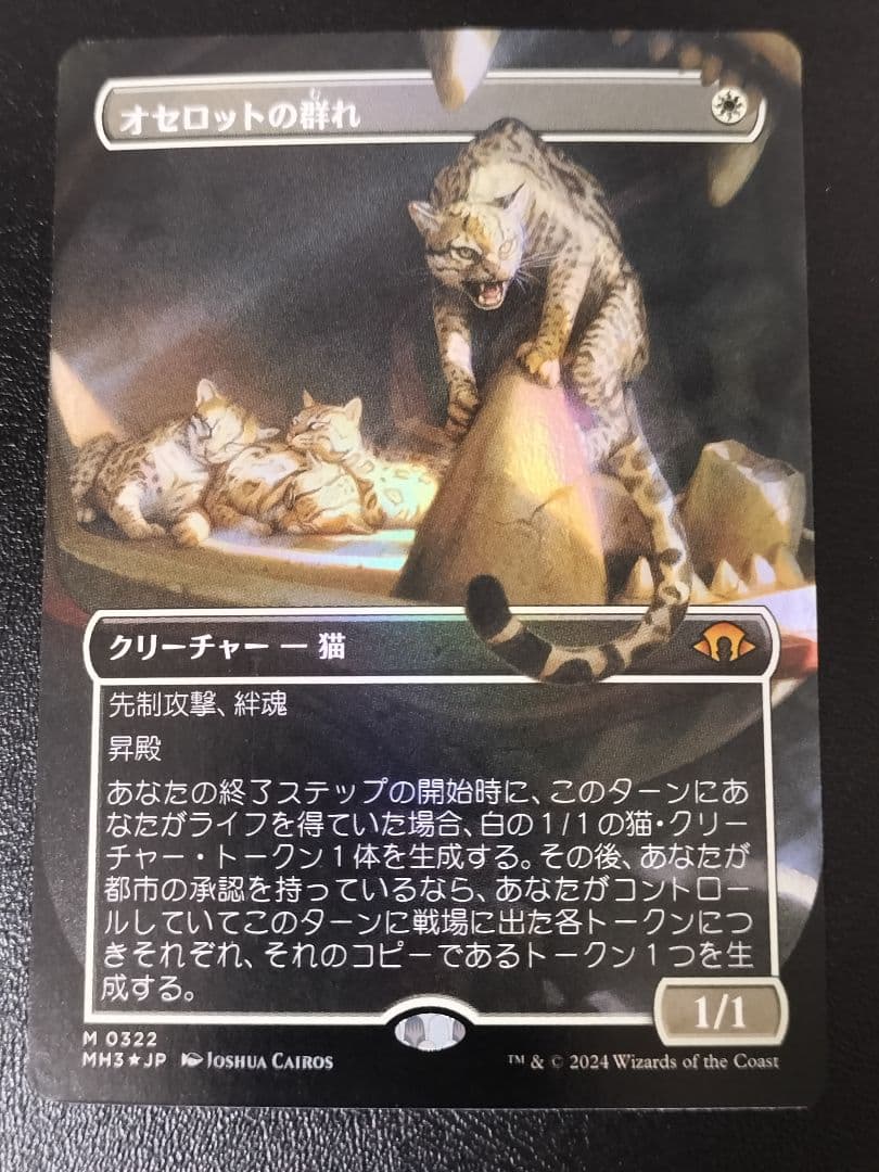 MTG オセロットの群れ ボーダーレスFoil オセロットの群れボーダーレスfoil mtg