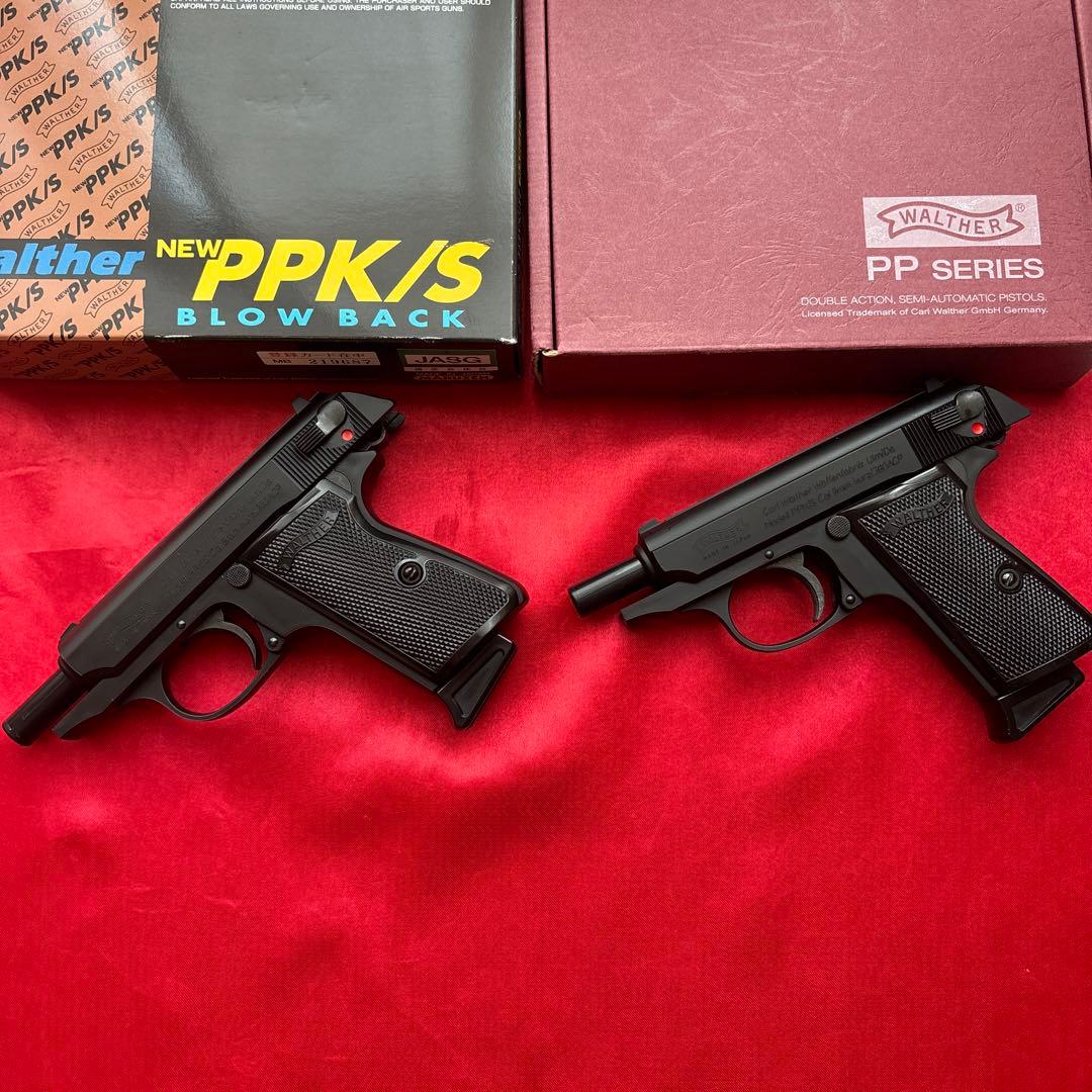 マルゼン　ワルサーPPK/S ガスブローバックガン　2丁セット