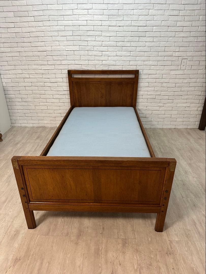 【ぷらまい】1960アメリカ　ビンテージ　シングルベッドフレーム