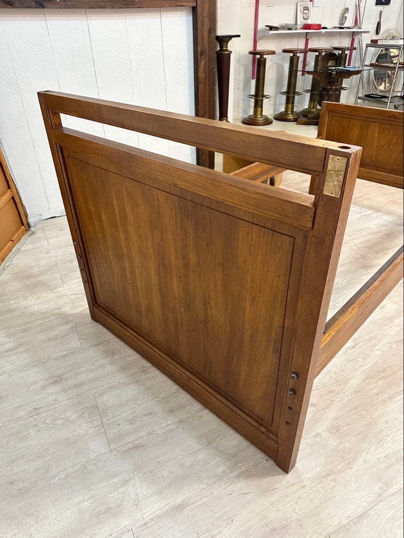 【ぷらまい】1960アメリカ　ビンテージ　シングルベッドフレーム